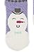 Women's Faux Fur Fuzzy Winter Animal Socks with Grippers -Snowman