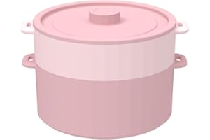 Microwave Steamer - Foldable Silicone Vegetable Steamer, Double-Layer Non-Stick Design | Convenient Lid for Easy Cooking, Per