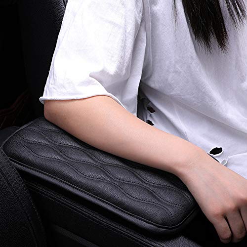 Auto Center Console Pad, Car Armrest Pad Cover Car Armrest Seat Box Cover Protector Case Soft Arm Rest Support/Padding Universal Fit for Most Vehicle, SUV, Truck Gray