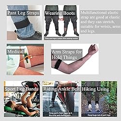 Zeltauto Elastic Cinch Straps Hook and Loop Cable
