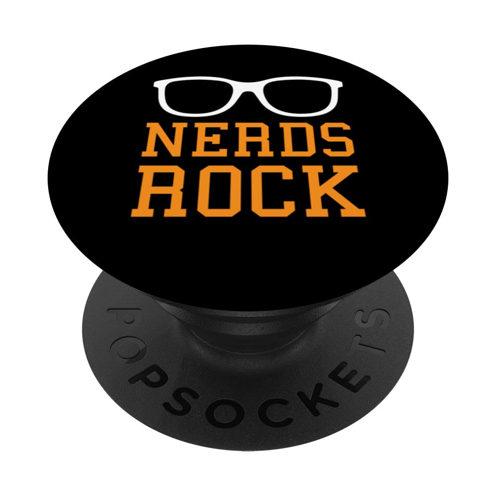 Nerd Saying IT Geek Nerds Rock PopSockets Swappable PopGrip