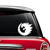 Godzilla Monster Vinyl Decal Sticker For Car Truck Motorcycle Window Bumper Wall Laptop Size- (6 inch) / (15 cm) Wide / Color- Gloss White