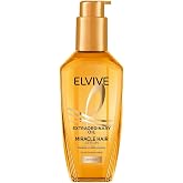 metrey Paris Elvive Extraordinary Oil Miracle Hair Serum, Intense Nourishment, Up to 6x more Shine, up to 230&deg; heat protection, suitable for all hair types, 100ml