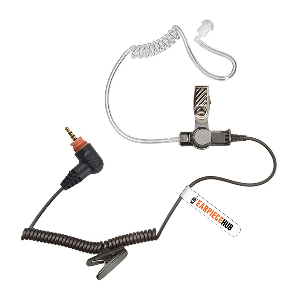 Listen only Covert Acoustic Tube Earpiece Compatible with Motorola SL300 SL1600 SL2600 SL4000 SL7550 SL1K TLK100 TLK110 SLN1000 Digital Radio