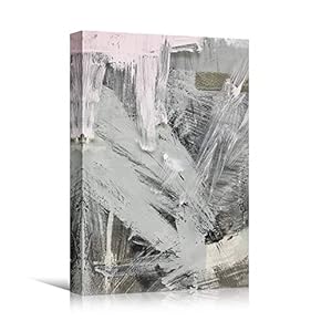 signwin Canvas Wall Art Dried Brushstrokes Abstract Colorful...