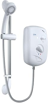 Triton Zante 4 9.5kW Electric Shower Slimline 3 Spray Pattern Rub Clean Head view 6