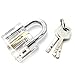 MICG A-bloy Cutaway Lock Transparent Training Skill Professional Visible Practice Padlocks Lock Pick for Locksmith