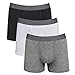 Mens Underwear Pack of 3 Cotton Men's Boxer Briefs Trunk Breathable Underwear