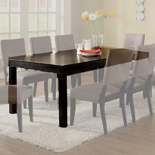 Bay Side Dining Table with Leaf in Espresso Finish by Furniture of America