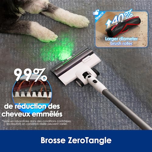 Tineco Pure One Station 5 Plus Smart Cordless Vacuum Cleaner with 2.5L Automatic Dust Base, Full Self-Cleaning, 175W Suction, ZeroTangle Technology, iLoop Smart Sensor