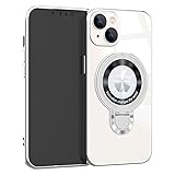 EiYioun Plated Case for iPhone 13 Mini with Metal
