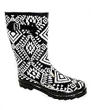 Shoes 18 Womens Classic Rain Boot With Buckle Prints & Solids