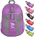 bago Lightweight Small Hiking Backpack for Women and Men - 25L Travel Day Pack - Foldable Hiking Daypack Ultralight for Camping Outdoor Sports - Day Bag Packable Backpack for Travel (Purple)