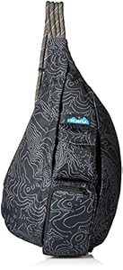 KAVU Adult Rope Sling, Black Topo, One Size
