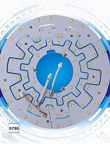 20w Super Bright 5730 Smd Led Panel Circle Annular Ceiling Light Fixtures Board Lamp Panel Cool White 180 A Amazon Co Uk Lighting