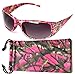 Vertx Women's Hot Pink Camouflage Sunglasses W/free Camo Microfiber Bag