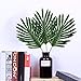 LEAFBABY 48 PCS 2 Kinds 4 Sizes Artificial Fake Lifelike Simulation Tropical Palm Leaves for Home Kitchen Party Decorations