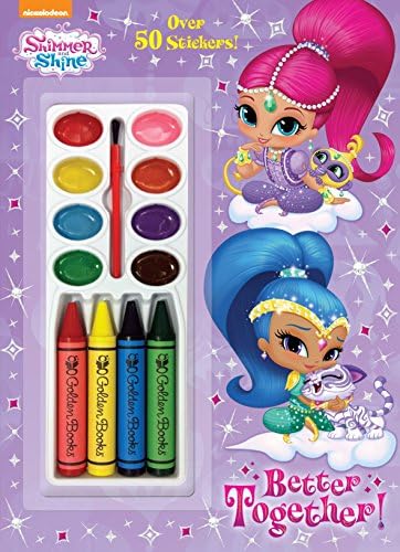 Better Together! (Shimmer and Shine) (Color and Paint Plus Stickers)