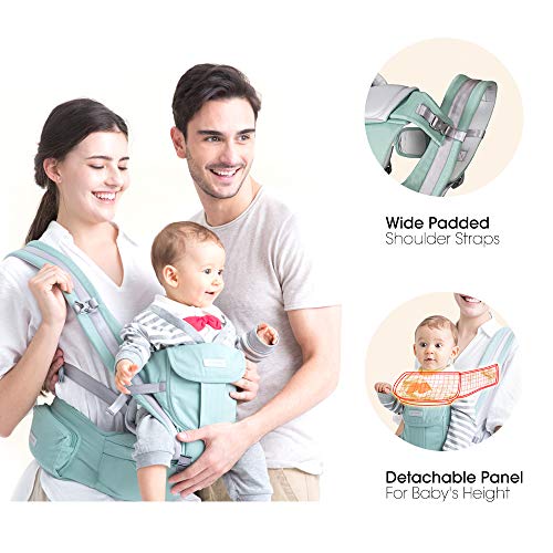 Unichart 360 All Carry Positions Baby Carrier Baby Hip Seat Carrier Perfect Baby Shower Gift