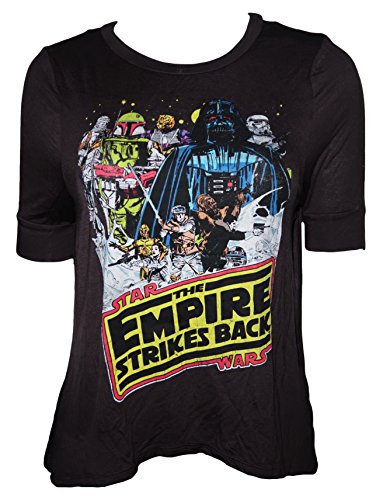 Women s star wars the empire strikes back hi-low cuffed…