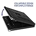Ivation Adjustable Lap Desk Foldable Smart Table, Vented Stand Laptop, Notebook & Tablets Rechargeable Built-in Power Bank 13,200 mAh, Cooling Station 2 USB Ports & Reading Lamp