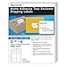 Milcoast Matte Adhesive Tear Resistant Waterproof Shipping Labels - for Inkjet/Laser Printers, Size 3 1/3 x 4” Each - for Shipping, FBA, Stickers, Labels, Arts, Crafts (50 Sheets)