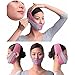 Anti Wrinkle Face Slimming Cheek Mask V Line Facial Mask Lift Up Strap Chin Face Line Belt Strap Band (Orange)