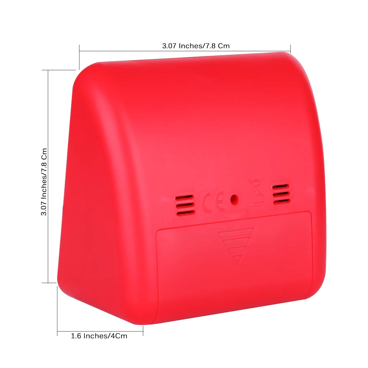 Yunbaoit Visual Analog Timer,Silent Countdown Clock, Time Management Tool for Kids and Adults … (Red)