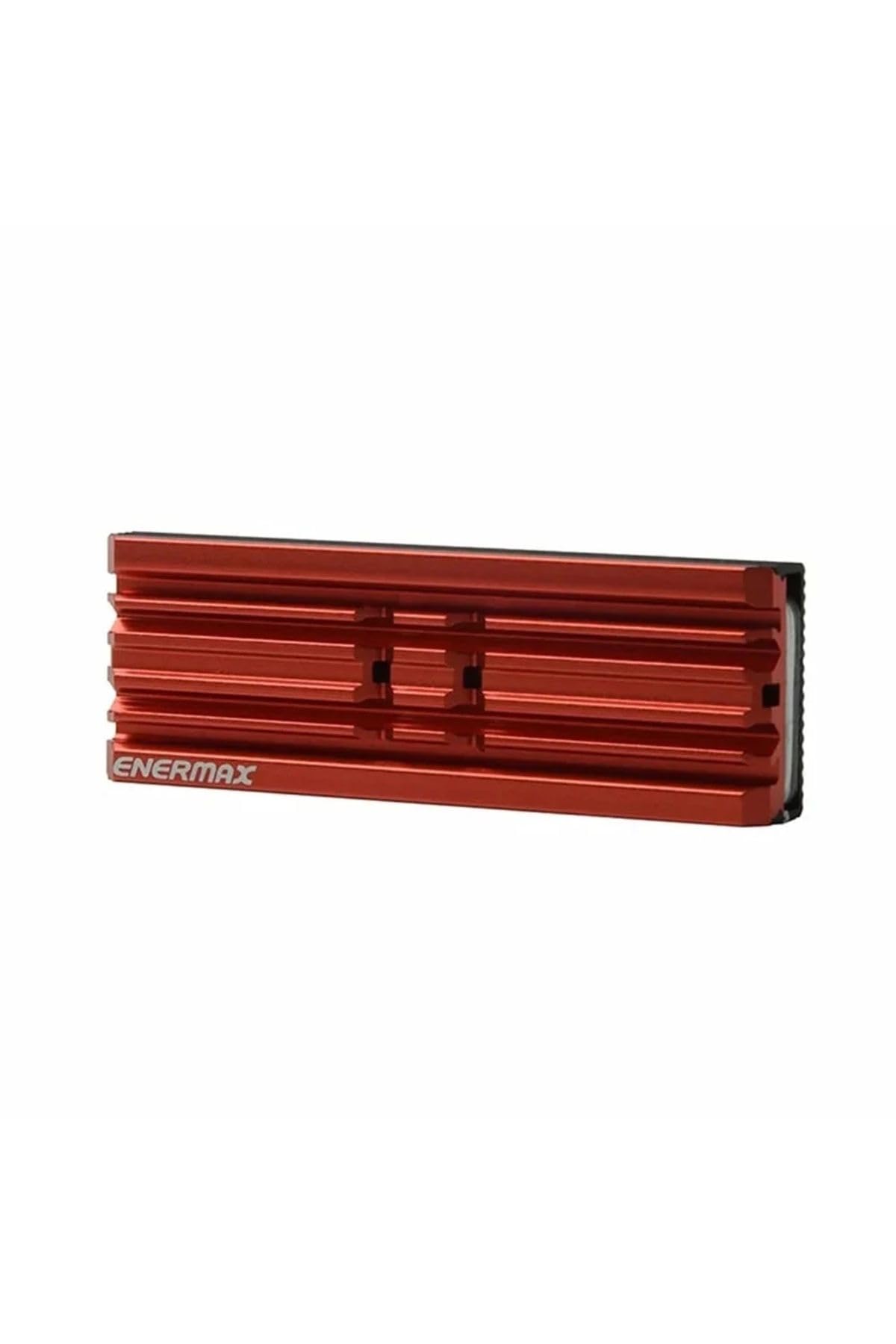 Enermax ESC001 Red Heat Sink for SSD M.2 2280 Single and Double Sided Aluminium, Heatsink Compatible with PS5