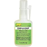 Pacer Technology (Zap) Zap-A-Gap Adhesives, 1 oz, White (PT-02)