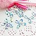 90 pcs 8x13mm Teardrop Light Crystal AB Iridescent Acrylic Special Effect Rhinestone Free Flat Back Samples from GreatDeal68