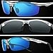 PAERDE Men's Polarized Sports Sunglasses for Driving Cycling Fishing Golf Running Metal Frame Sun Glasses for men PA01…