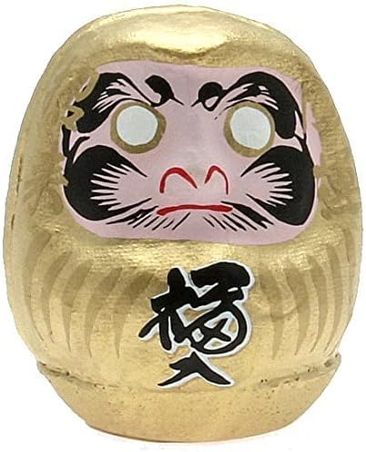Koto Gold Wishing Daruma Doll Wealth 6 inch
