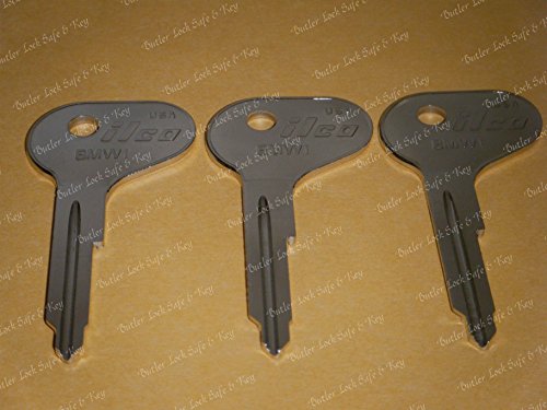 BMW 1600 1602 1800 1802 2000 2002 3 KEY BLANKS 1968 1969 1970 1971 1972 1973 1974 1975 - Thumbnail 2