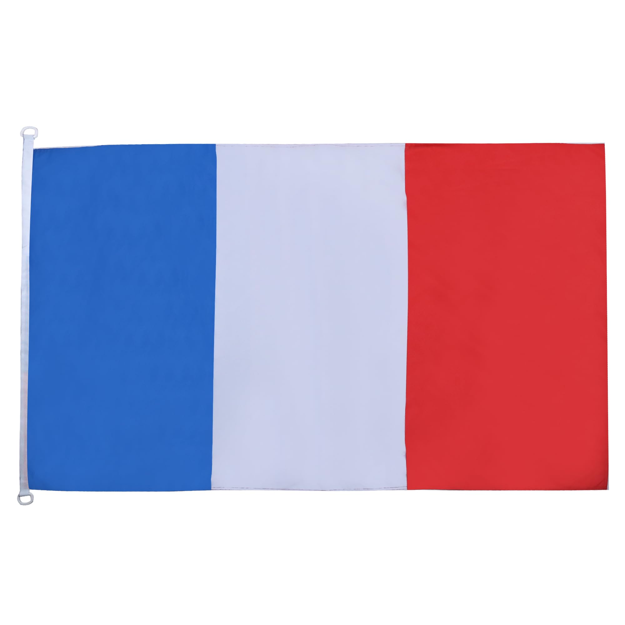 AZ FLAG - France Flag - 3x5 Ft - External Use - French Banner Knitted Polyester with Two Plastic Rings - Fade Resistant - Vivid Colors - 3' x 5' Feet - 150x90 Cm