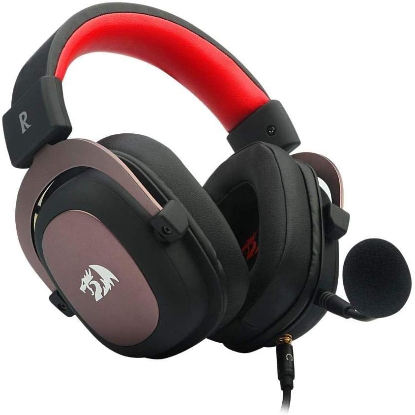 H510 Zeus Wired Gaming Headset 7.1 Surround-Sound Gamer with Detachable Microphone for PC