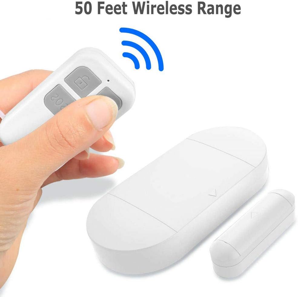 GuDoQi Door Alarm Sensor, Wireless Remote Window Alarm, 2 Remote Controls, 130 dB Siren, Magnetic Security Sensor - Image 5