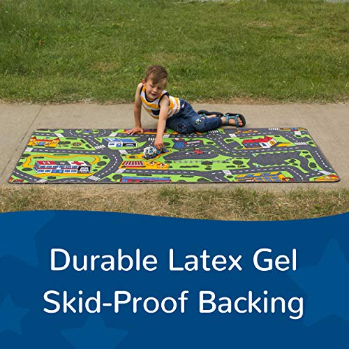 Children's Factory Learning Carpets City Life Play Carpet, 79"x36" Rect
