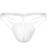 Pructi Men's Sissy Jock strap Thong Underwear – Male Thong & Lace Lingerie Set Sexy Men's Straight Guys Underwear