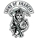 Sons of Anarchy Reaper Logo Patch
