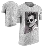 GullPrint Queen Freddie Mercury Tribute T-Shirt Gray