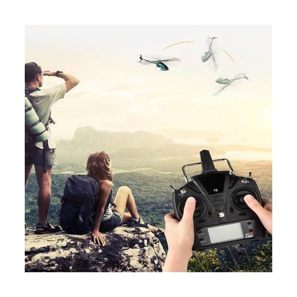 GRTVF RC F1 Six-Kanal Flybarless Multi-Protocol Dual Brushless 3D Fernbedienung Hubschrauber RC Flugzeug Erwachsene Kind… – Bild 5