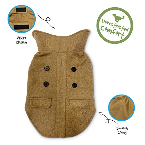 Pet Craft Supply 8987 Pet Coat, Medium, Khaki