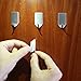 3M Self Adhesive Hook, HMTek Stainless Steel Wall Hooks Adhesive for Home Kitchen Coats Hats Keys Bags Contemporary Style, Brushed Finish, Pack of 8