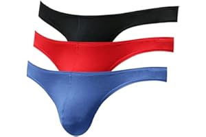 Pdbokew Men's Thongs Underwear Comfortable T-Back G-String