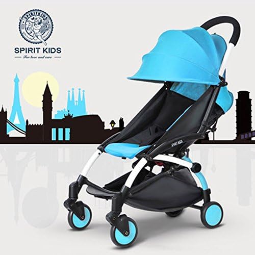 Baby Cart Children Pocket Car Lightweight Umbrella Car Portable Folding Stroller Pushchair Trolley (02)