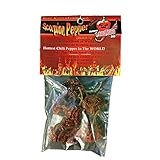Dried Trinidad Moruga Scorpion Pepper Pods, 0.25 Ounce