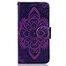 Uncle.Y Galaxy S5 Case,S5 Case, Unique Wallet PU Folio Leather Case with Sling Magnetic Buckle Flower Design for Girls for Samsung Galaxy S5 I9600 Floral E