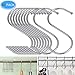 EAONE 40 Pack Small S Shaped Hooks, Heavy Duty Stainless Steel S Hooks Rack Hangers for Hanging Kitchenware Pan Pots Utensils Clothes Bags Towels Plants, Silver