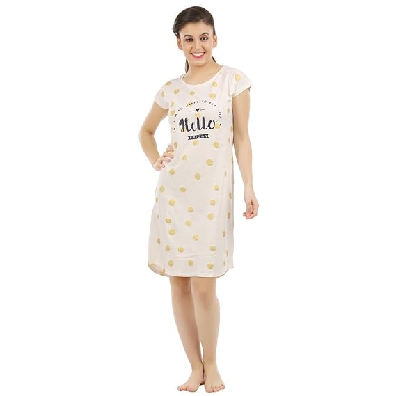 Womens Cotton Short Nighty